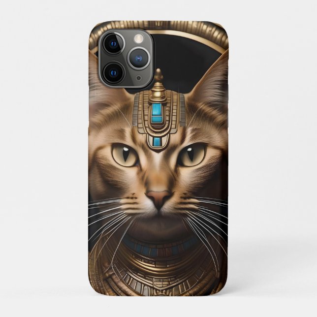 Coques Case-Mate iPhone Reine du Nil : Cléopâtre le chat en coiffure (Dos)