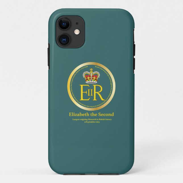 Coques Case-Mate iPhone Reine Elizabeth II (Dos)