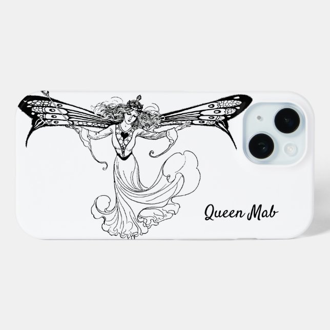 Coques Case-Mate iPhone Reine Mab Fée, Reine des Fées (Verso (horizontal))