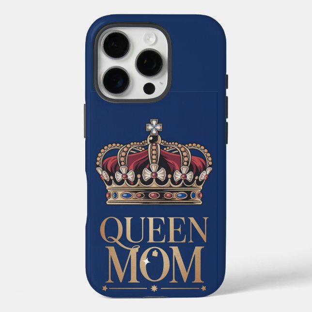 Coques Case-Mate iPhone Reine Maman Couronne (Verso)