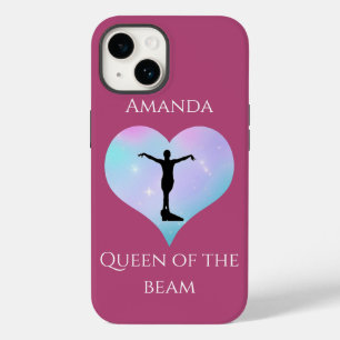 Coque Case-Mate iPhone Reine Rose Des Poutres Gymnastique Personnalisée