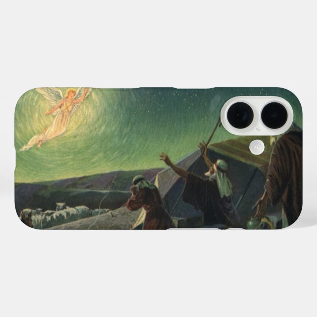 Coques Case-Mate iPhone Religion Ancienne, Annonciation aux Bergers (Verso (horizontal))