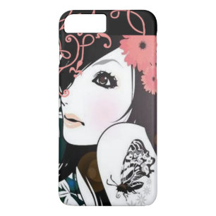Etui iPhone Case-Mate Remous floraux de fille de papillon