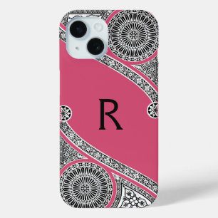 Coque Case-Mate iPhone RENAISSANCE ARCHITECTE Fraise Ice rose Monogramme