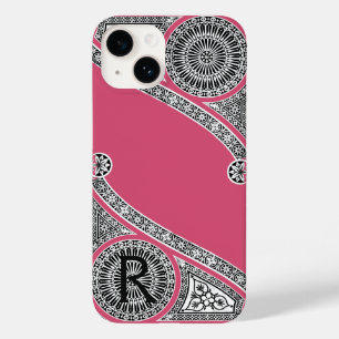 Coque Case-Mate iPhone RENAISSANCE ARCHITECTE Fraise Ice rose Monogramme
