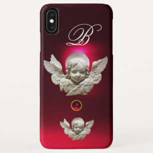 Case-Mate iPhone Case RENAISSANCE FLORENTINE ANGEL Monogramme Bourgogne 