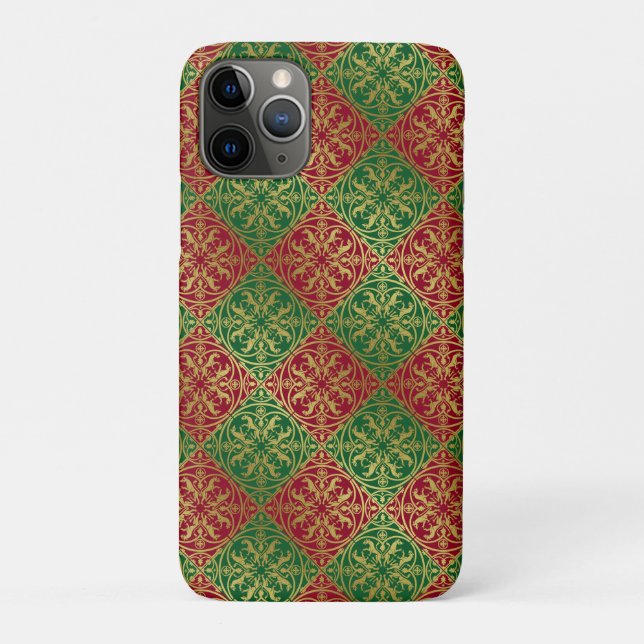Coques Case-Mate iPhone Renaissance Médiévale Héraut Lion Léopard Métalliq (Dos)