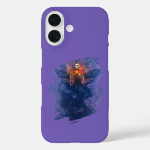 Coque Pour iPhone 16 Renaissance. Squelette avec ailes se levant
