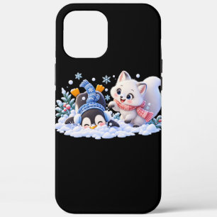 Case-Mate iPhone Case Renard arctique et manchot mignons jouant dans la