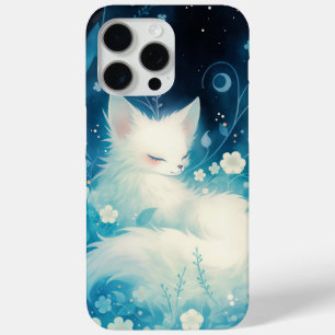 Coque Case-Mate iPhone Renard Blanc Endormi dans la Floraison