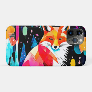 Case-Mate iPhone Case Renard coloré Art Abstrait