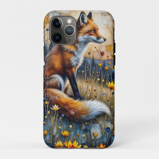 Case-Mate iPhone Case Renard dans une prairie fleurie