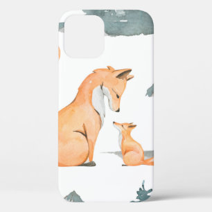 Case-Mate iPhone Case Renard d'automne. Aquarelle peinte à la main avec
