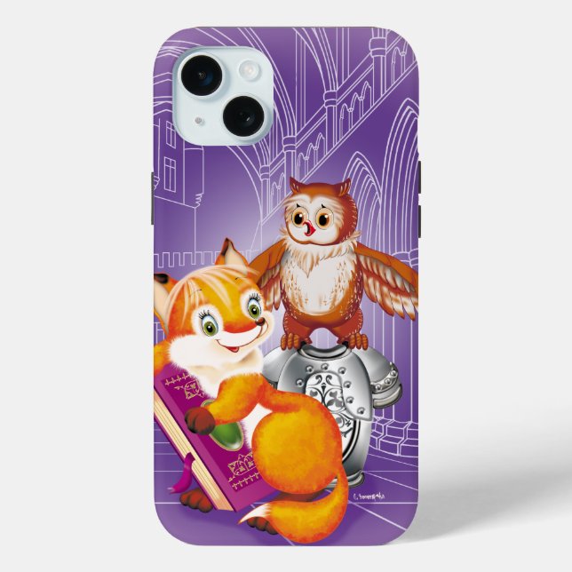 Coques Case-Mate iPhone renard et hibou (Verso)