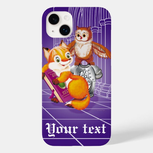 Coques Case-Mate iPhone renard et hibou (Verso)