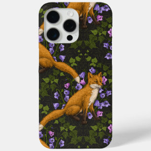 Coque Case-Mate iPhone Renard, fleurs et lierre, vert, orange et viole