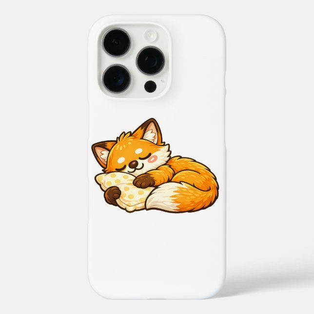 Coques Case-Mate iPhone Renard Mignon Endormi au Chaud (Verso)