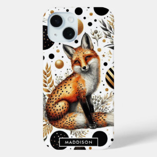 Coque Case-Mate iPhone Renard mignon et points sans couture