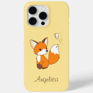 Coque Case-Mate iPhone Renard Mignon Qui Regarde Papillon