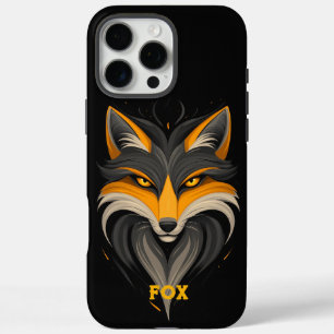 Coque iPhone 16 Pro Max Renard noir