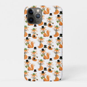 Case-Mate iPhone Case Renard orange automne arbres forêt lunettes hipste