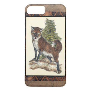 Etui iPhone Case-Mate Renard rustique sur un tronc d'arbre
