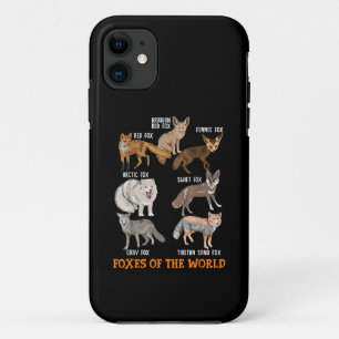 Case-Mate iPhone Case Renards du monde Drôles de renards Animaux Éducati