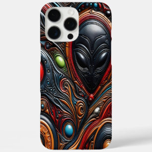 Coque iPhone 16 Pro Max Rencontre extraterrestre vive d'art