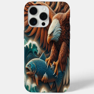Coque Case-Mate iPhone Rencontre majestueuse : Aigle et poisson