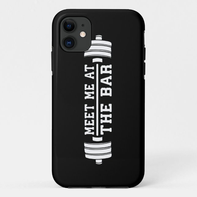Coques Case-Mate iPhone Rencontrez-Moi Au Bar - Barbell - Entraînement (Dos)