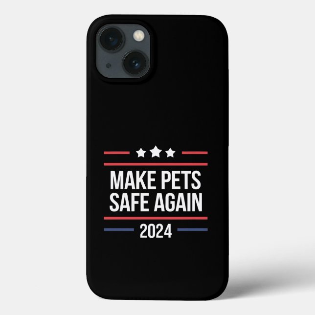 Coques Case-Mate iPhone Rendre les animaux de compagnie sûrs à nouveau Drô (Verso)