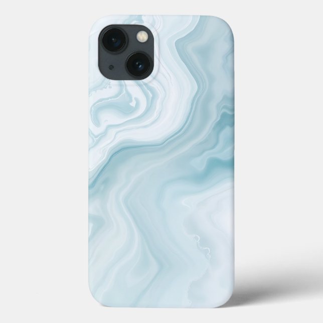 Coques Case-Mate iPhone Rendu de mousse de mer abstraite avec des tourbill (Verso)