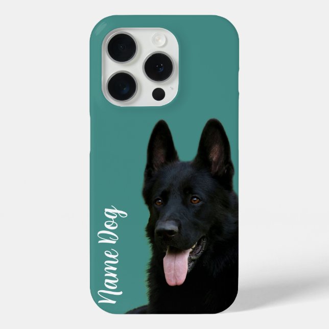 Coques Case-Mate iPhone Renommez votre chien berger allemand sur les boîti (Verso)