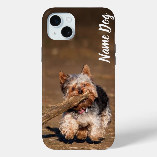Coques Case-Mate iPhone Renommez votre chien Yorkshire Terri sur les boîti (Verso)