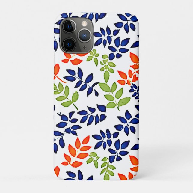 Coques Case-Mate iPhone Répétition de la feuille chromatique (Dos)