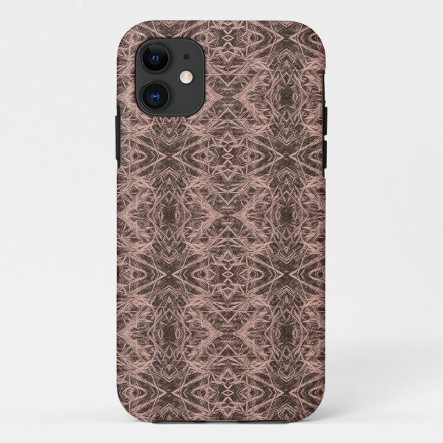 Coques Case-Mate iPhone Répétition de la queue de boeuf tan (Dos)