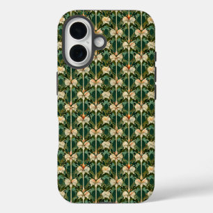 Coque Pour iPhone 16 Répétition des Motifs botaniques