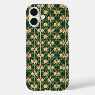 Coque Pour iPhone 16 Plus Répétition des Motifs botaniques