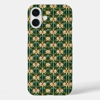 Coque Pour iPhone 16 Plus Répétition des Motifs botaniques