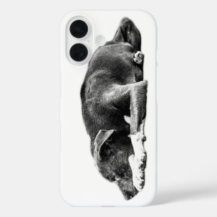 Coque Pour iPhone 16 Repose du boîtier de téléphone fixe Pitbull Mix Ca
