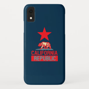 Coques Pour iPhone République de Californie à la décoration rouge et