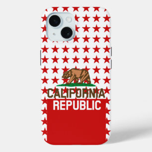 Coque Case-Mate iPhone RÉPUBLIQUE DE CALIFORNIE Drapeau d'État Red Star D