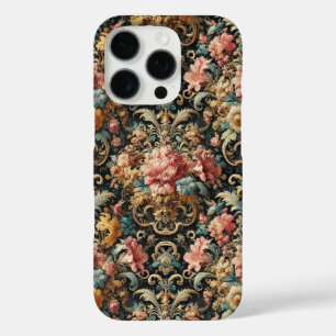 Coque iPhone 16 Pro Requiem pour Arcana - Design floral gothique