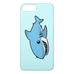 Case-Mate iPhone Case requin bleu de bande dessinée