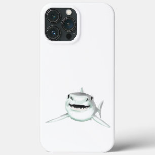 Case-Mate iPhone Case requin d'aquarelle souriant gris vert vert animal