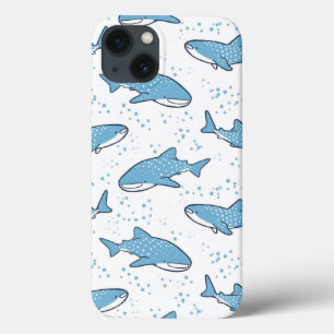 iPhone 13 Case Requin de baleine étoilé (lumière)