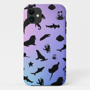 Case-Mate iPhone Case requin de l'ombre fond galaxie
