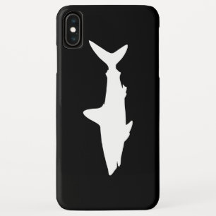 Etui iPhone Case-Mate Requin de natation noir et blanc