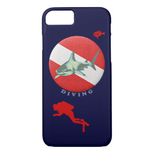 Coque iPhone 7 requin-drapeau