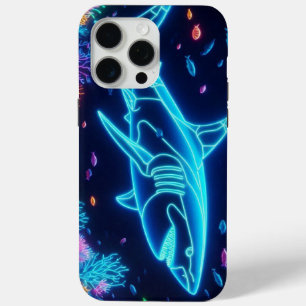 Coque Case-Mate iPhone Requin néon coloré